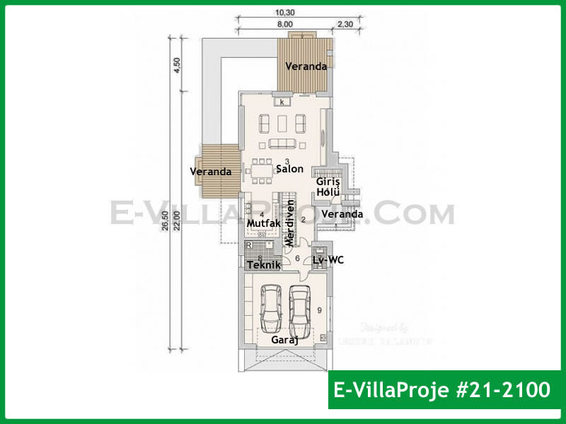 Model 21-2100 — 304 m², 2 Kat thumbnail 2