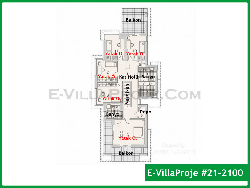Model 21-2100 — 304 m², 2 Kat thumbnail 3