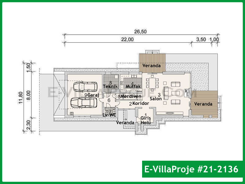 Model 21-2136 — 304 m², 2 Kat thumbnail 2