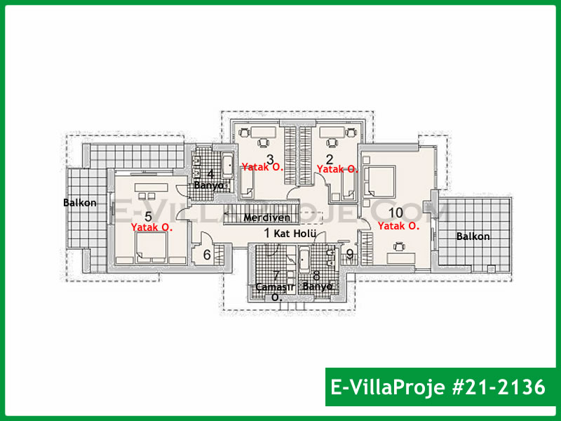 Model 21-2136 — 304 m², 2 Kat thumbnail 3