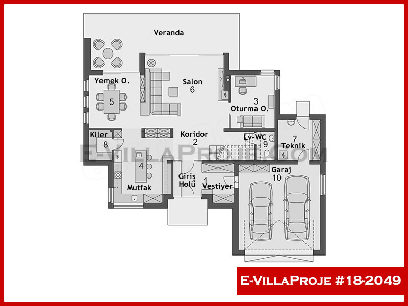 Model 18-2049 — 306 m², 2 Kat thumbnail 2