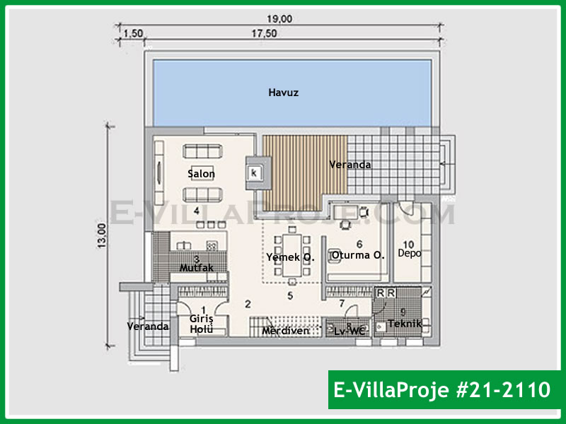 Model 21-2110 — 310 m², 2 Kat thumbnail 2