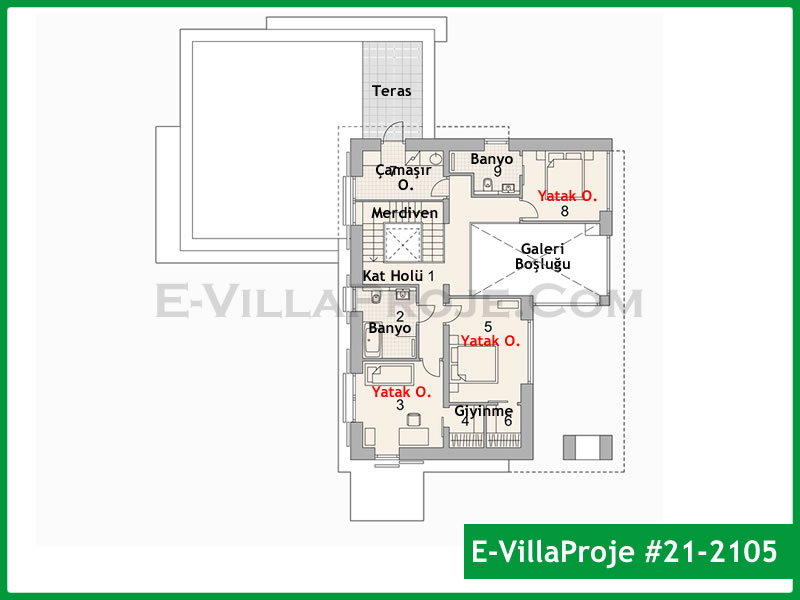 Model 21-2105 — 311 m², 2 Kat thumbnail 3