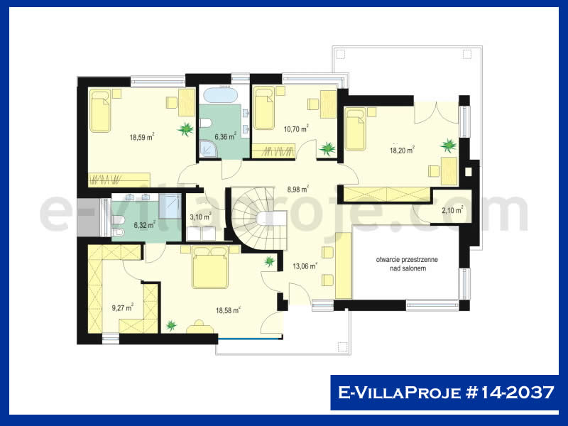 Modell 14-2037 — 311 m², 2 Geschosse thumbnail 3