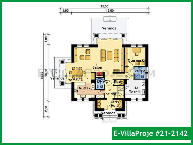 Model 21-2142 — 314 m², 2 Kat thumbnail 2