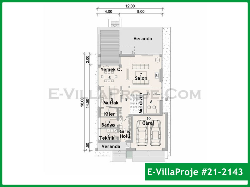 Model 21-2143 — 315 m², 2 Kat thumbnail 2