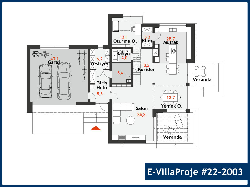 Model 22-2003 — 318 m², 2 Kat thumbnail 2