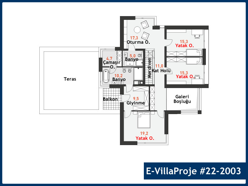Model 22-2003 — 318 m², 2 Kat thumbnail 3