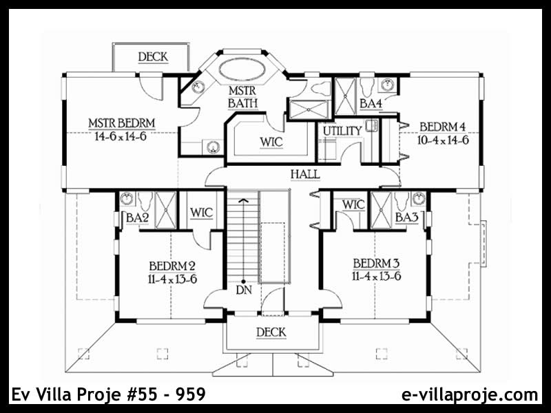 Model 55-959 — 337 m², 3 storeys thumbnail 3