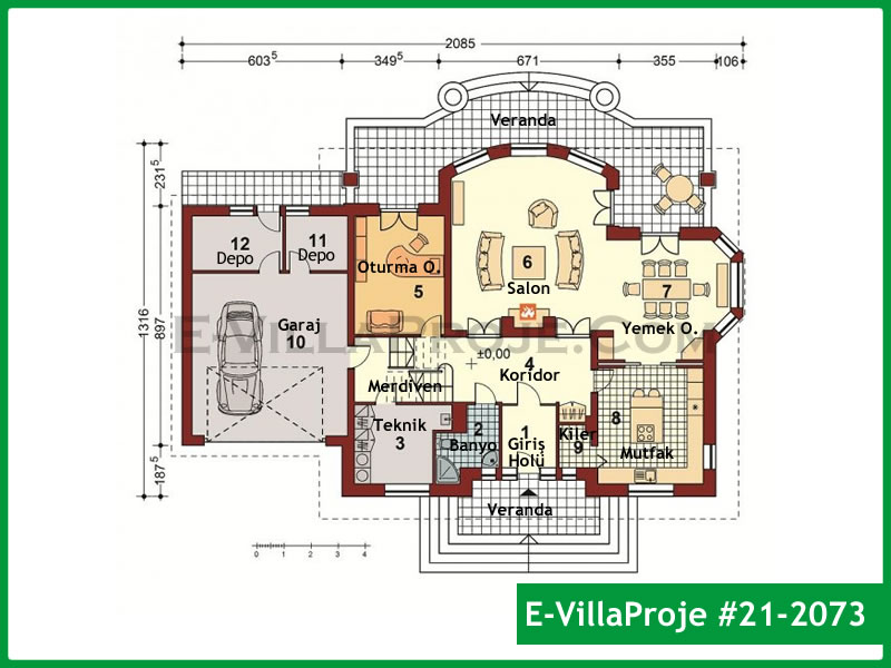 Model 21-2073 — 338 m², 2 storeys thumbnail 2