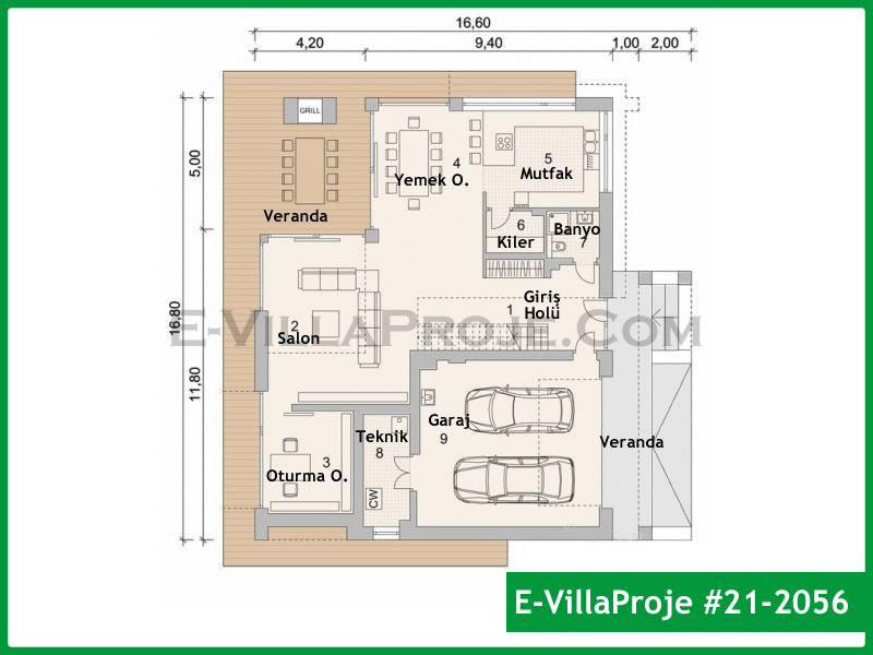 Model 21-2056 — 348 m², 2 Kat thumbnail 2