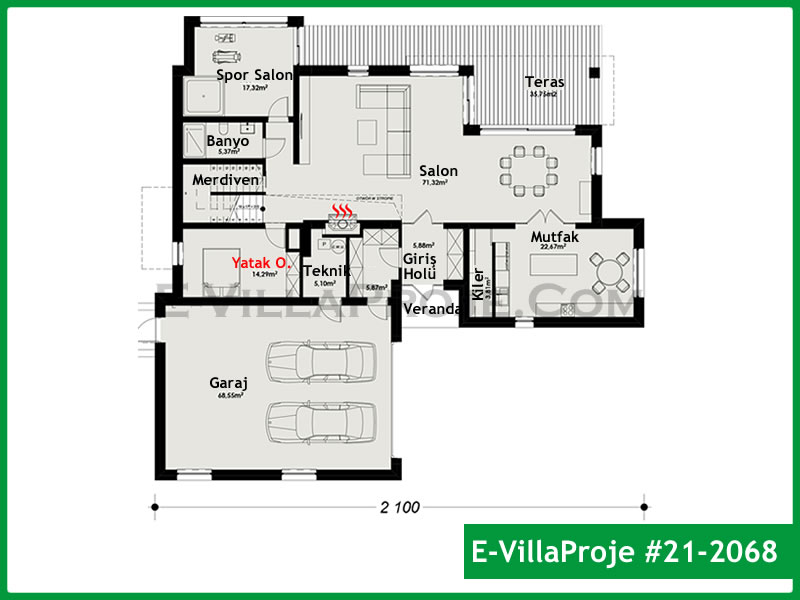 Model 21-2068 — 382 m², 2 Kat thumbnail 2