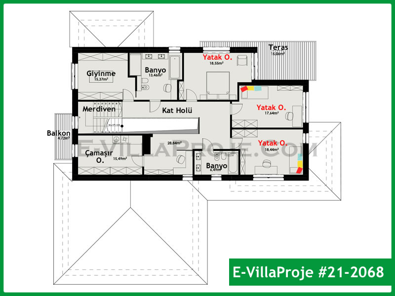 Model 21-2068 — 382 m², 2 Kat thumbnail 3