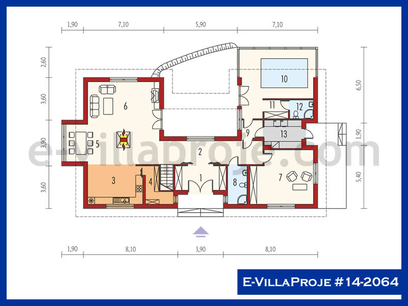 Model 14-2064 — 390 m², 2 Kat thumbnail 2