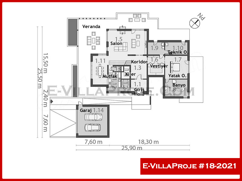 Model 18-2021 — 391 m², 2 Kat thumbnail 2