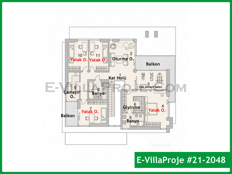 Model 21-2048 — 391 m², 2 Kat thumbnail 3