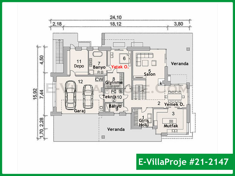 Model 21-2147 — 393 m², 2 Kat thumbnail 2