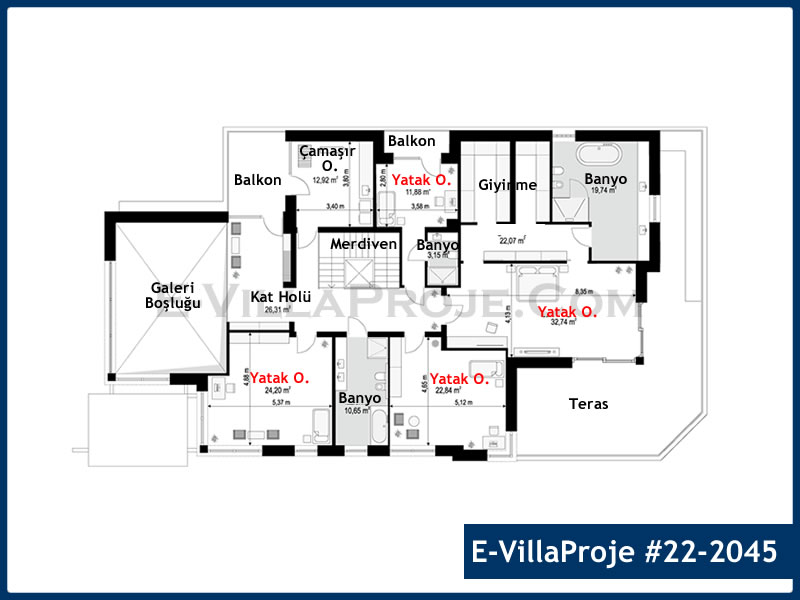 Model 22-2045 — 401 m², 2 Kat thumbnail 3