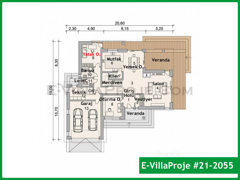 Model 21-2055 — 403 m², 2 Kat thumbnail 2