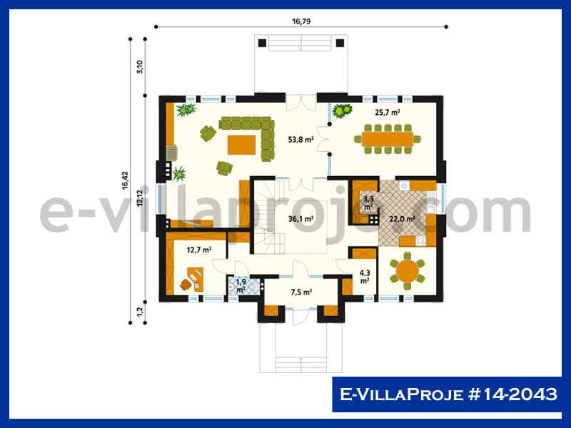 Model 14-2043 — 414 m², 2 Kat thumbnail 2