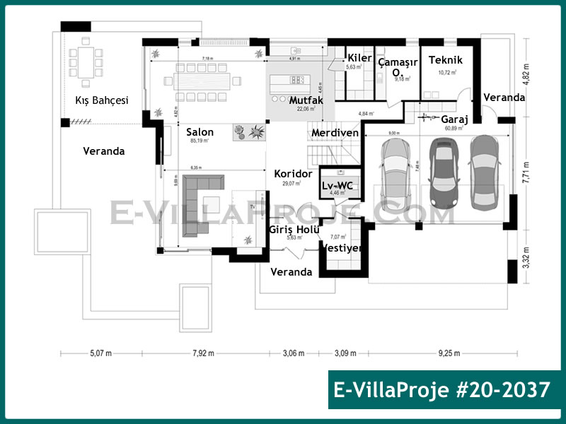 Model 20-2037 — 440 m², 2 Kat thumbnail 2