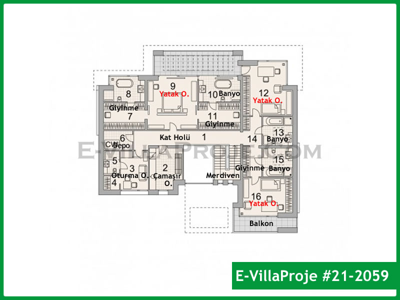 Model 21-2059 — 494 m², 3 Kat thumbnail 3
