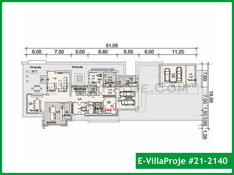 Model 21-2140 — 632 m², 2 storeys thumbnail 2