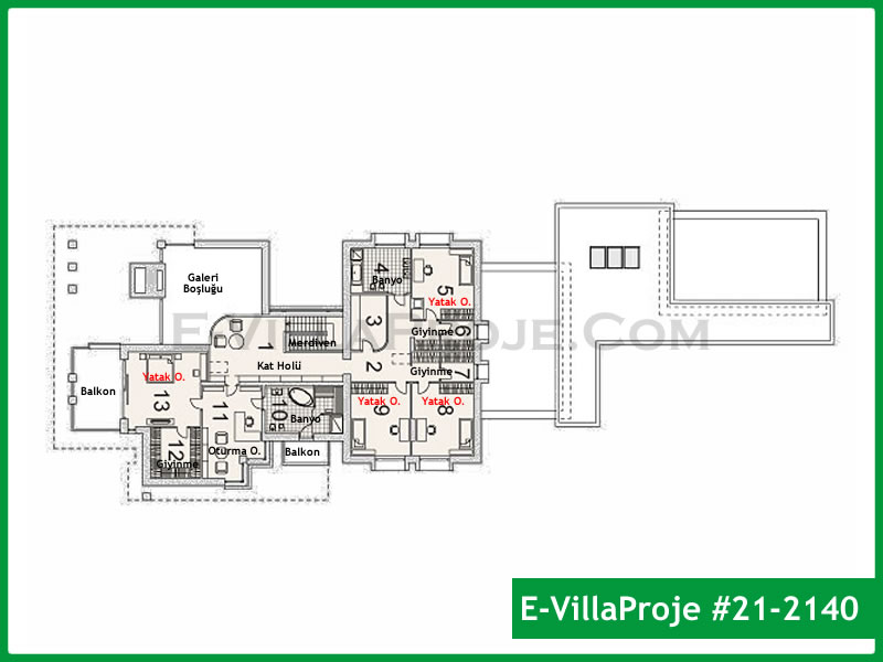 Model 21-2140 — 632 m², 2 storeys thumbnail 3