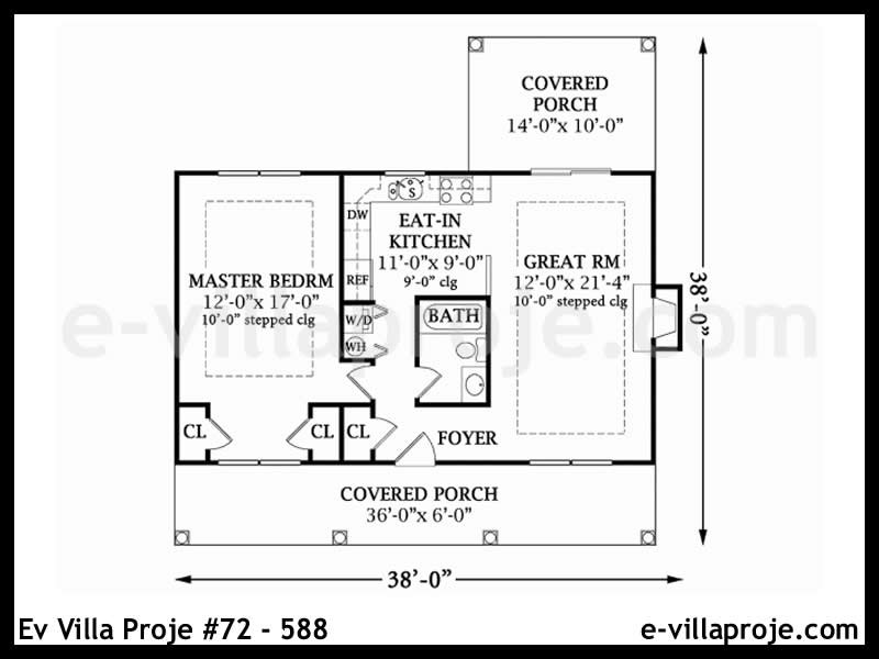 Model 72-588 — 72 m², 1 storey thumbnail 2