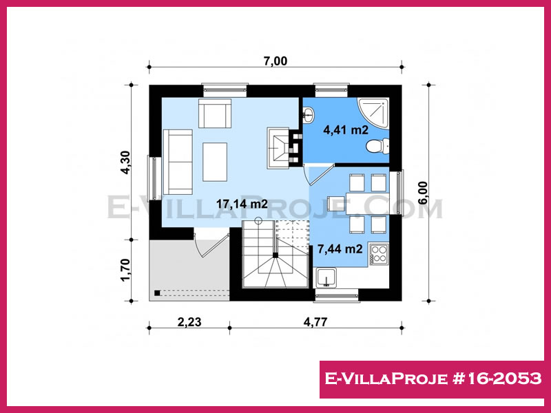Model 16-2053 — 77 m², 2 Kat thumbnail 2