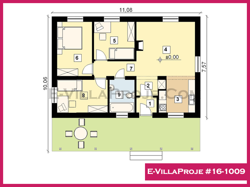 Model 16-1009 — 84 m², 1 storey thumbnail 2