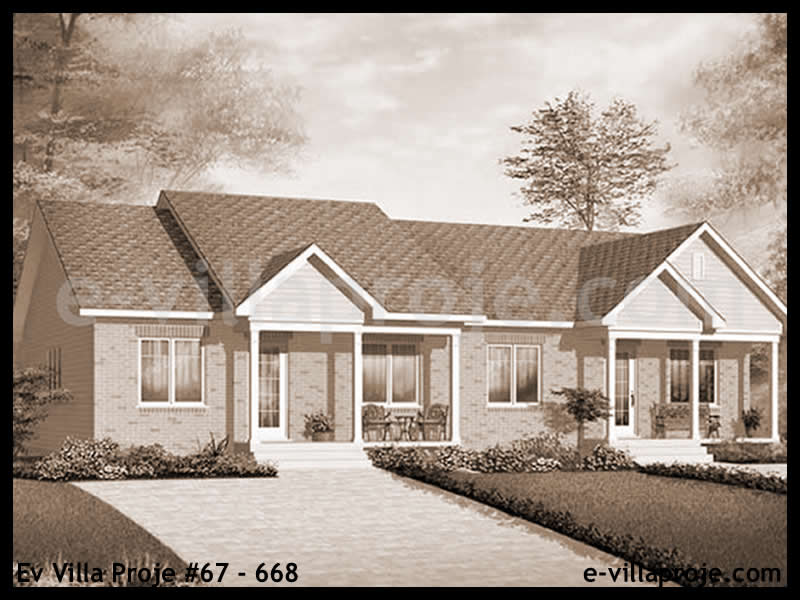Model 67-668 — 86 m², 1 storey thumbnail 3