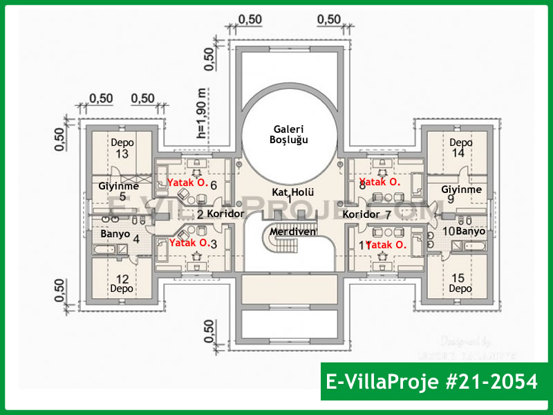 Modell 21-2054 — 890 m², 2 Geschosse thumbnail 3