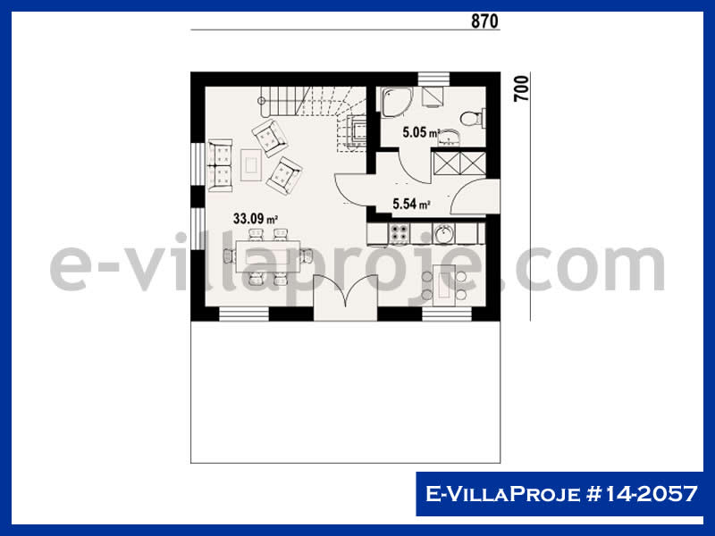 Model 14-2057 — 92 m², 2 Kat thumbnail 2