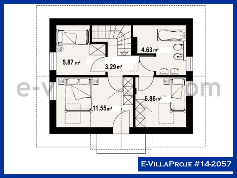 Model 14-2057 — 92 m², 2 Kat thumbnail 3