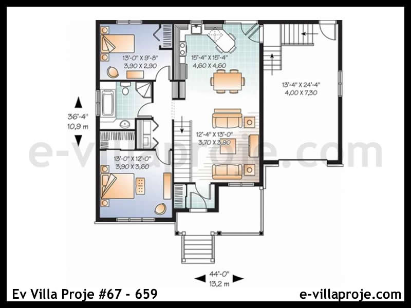 Model 67-659 — 93 m², 1 Kat thumbnail 2