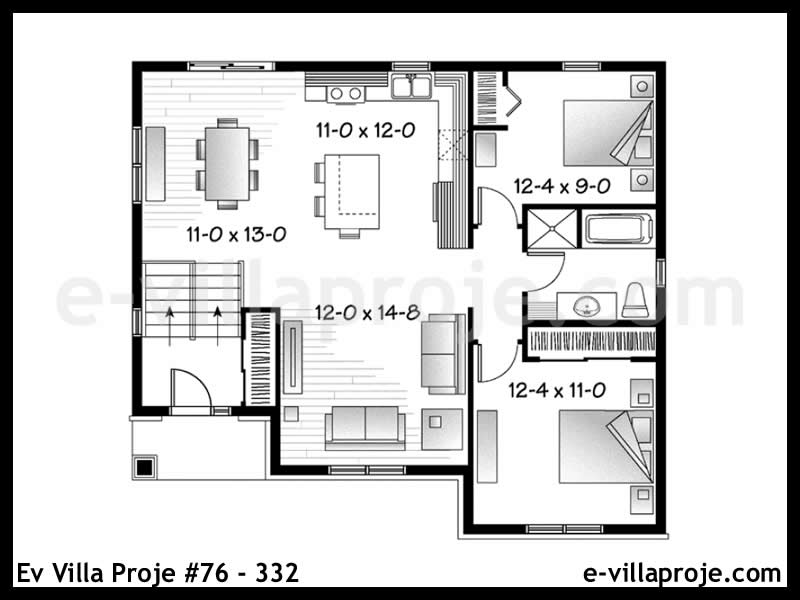 Model 76-332 — 94 m², 1 Kat thumbnail 2