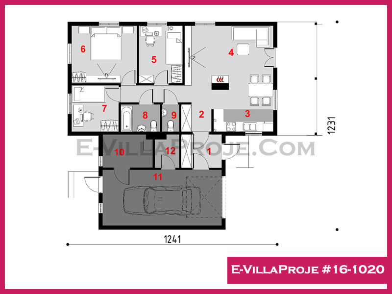 Model 16-1020 — 95 m², 1 storey thumbnail 2