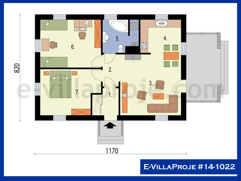 Model 14-1022 — 96 m², 1 Kat thumbnail 2
