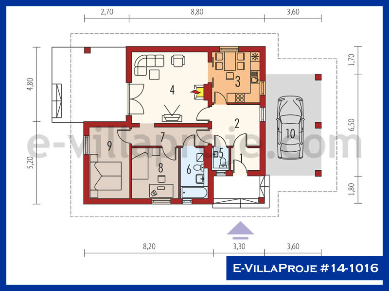 Model 14-1016 — 96 m², 1 Kat thumbnail 2