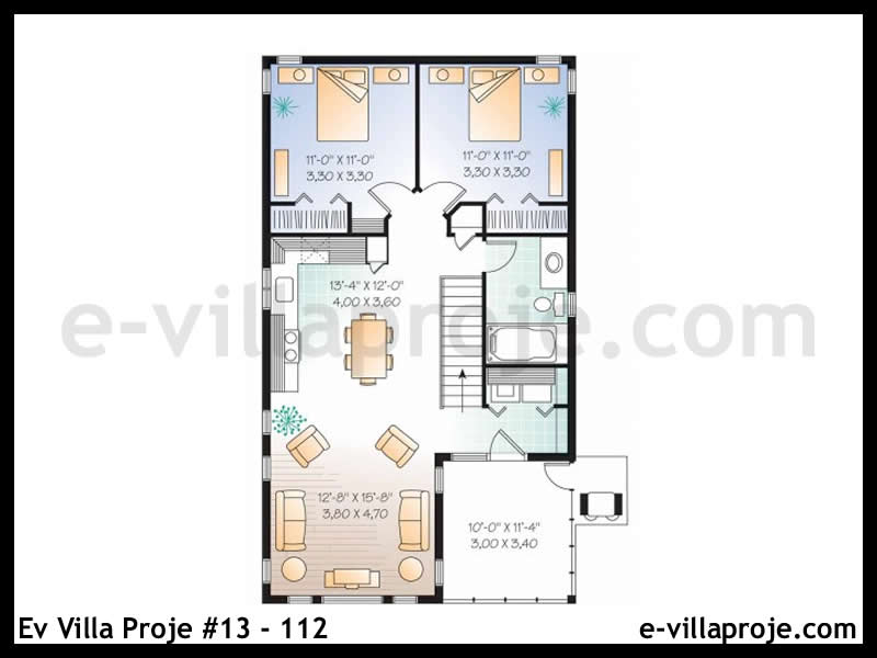 Model 13-112 — 97 m², 2 storeys thumbnail 2