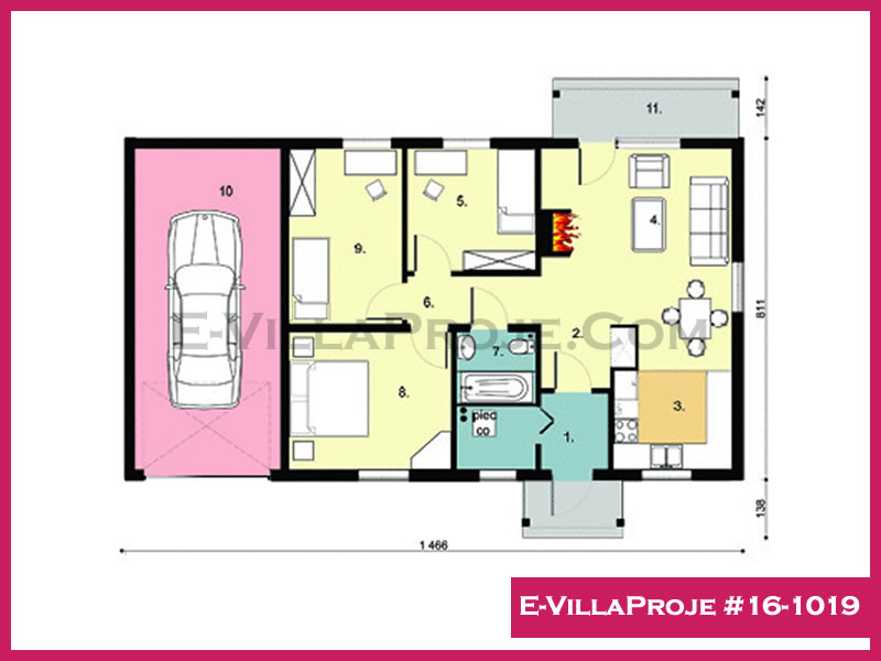 Model 16-1019 — 97 m², 1 Kat thumbnail 2